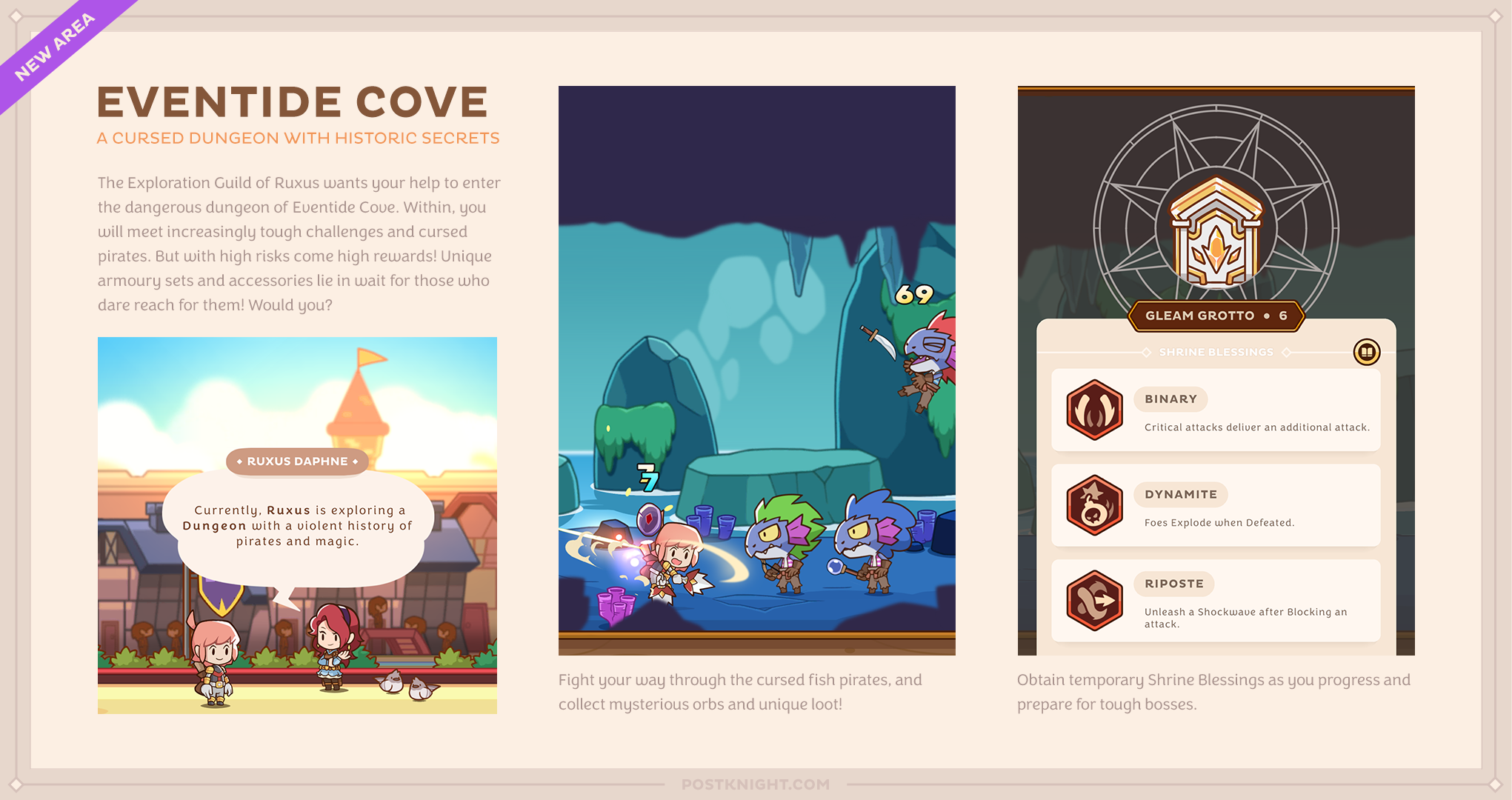 postknight 2 dungeon