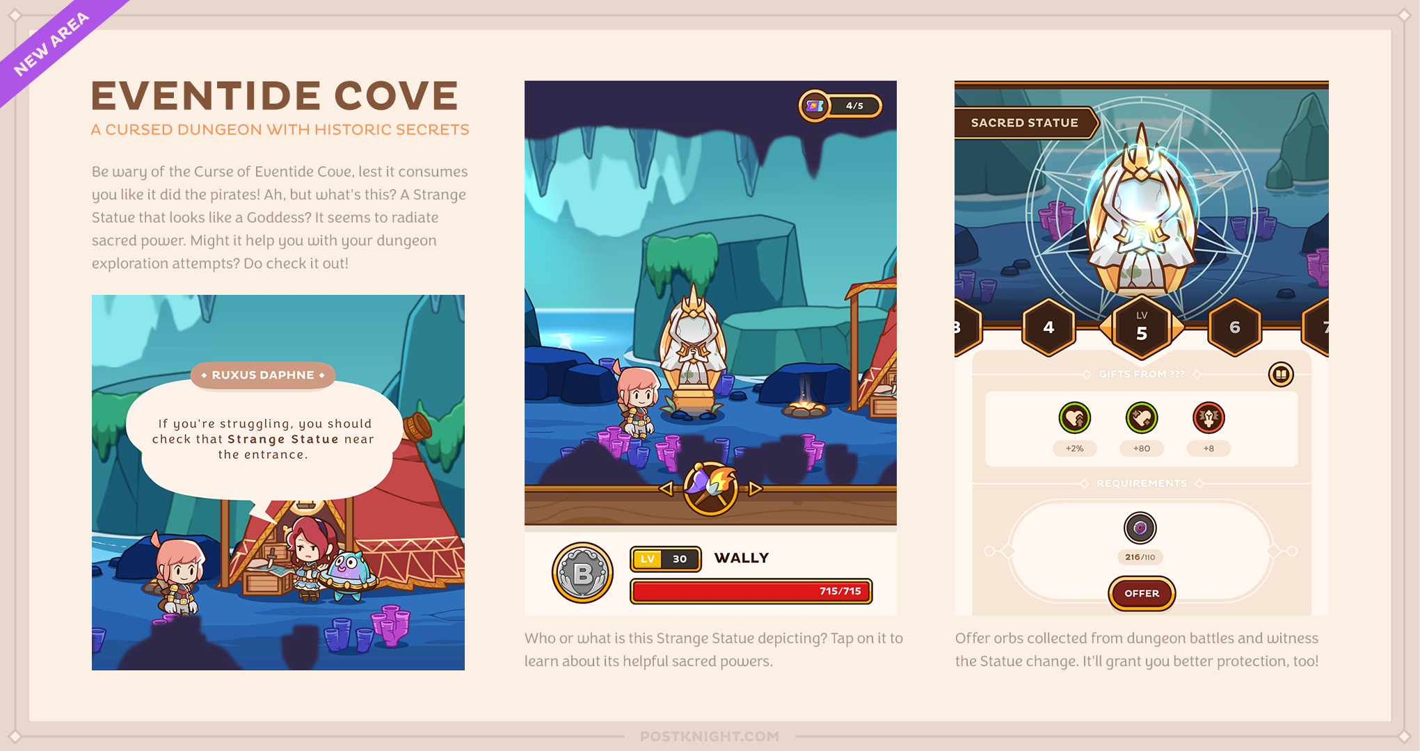 postknight 2 dungeon