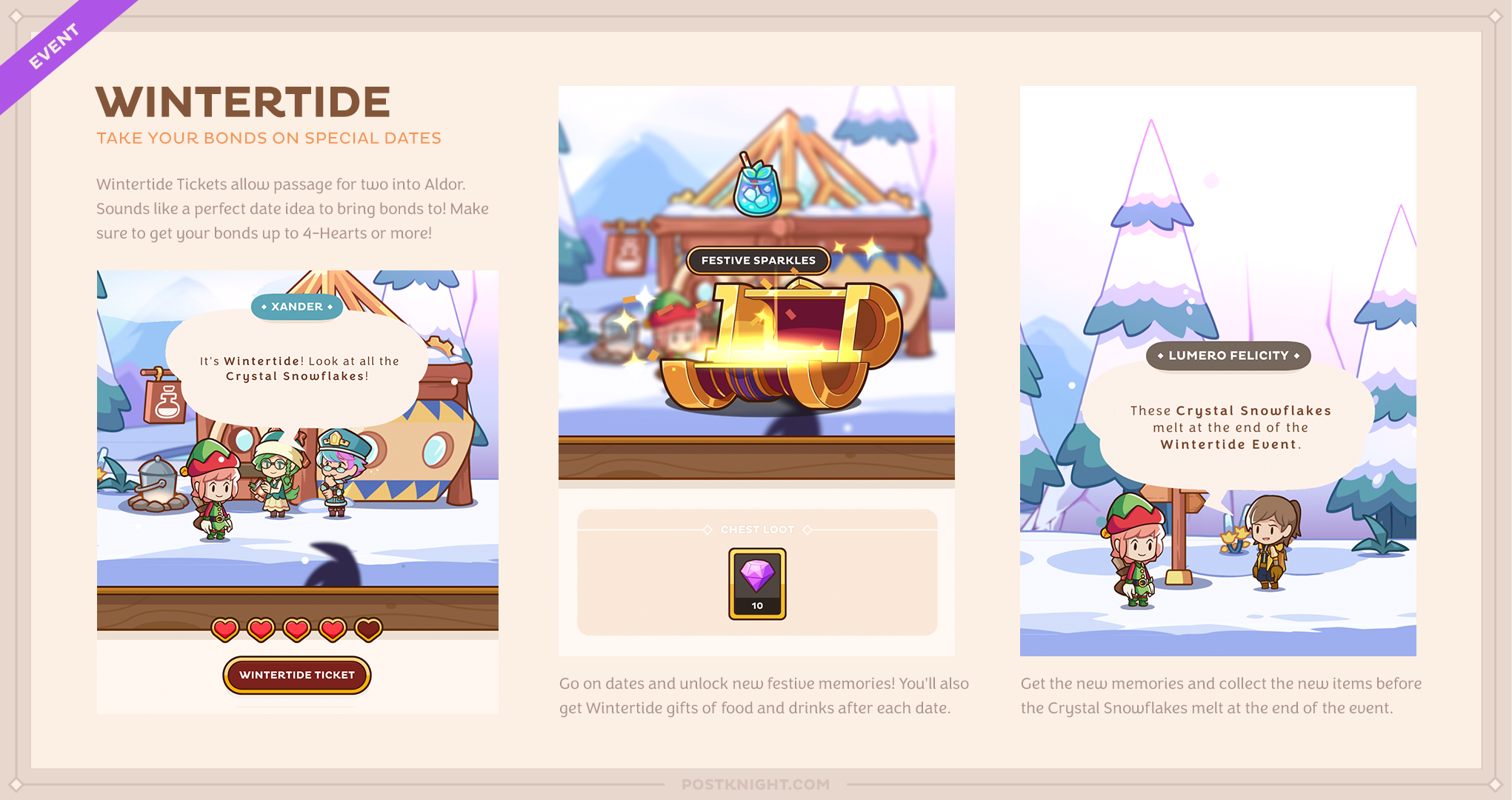 Postknight 2 Wintertide Event Description 2